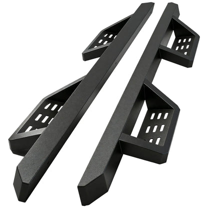 TOPBEE 2-Tier Steel Drop Steps for Ford F-150 SuperCrew & Super Duty Crew Cab RB09
